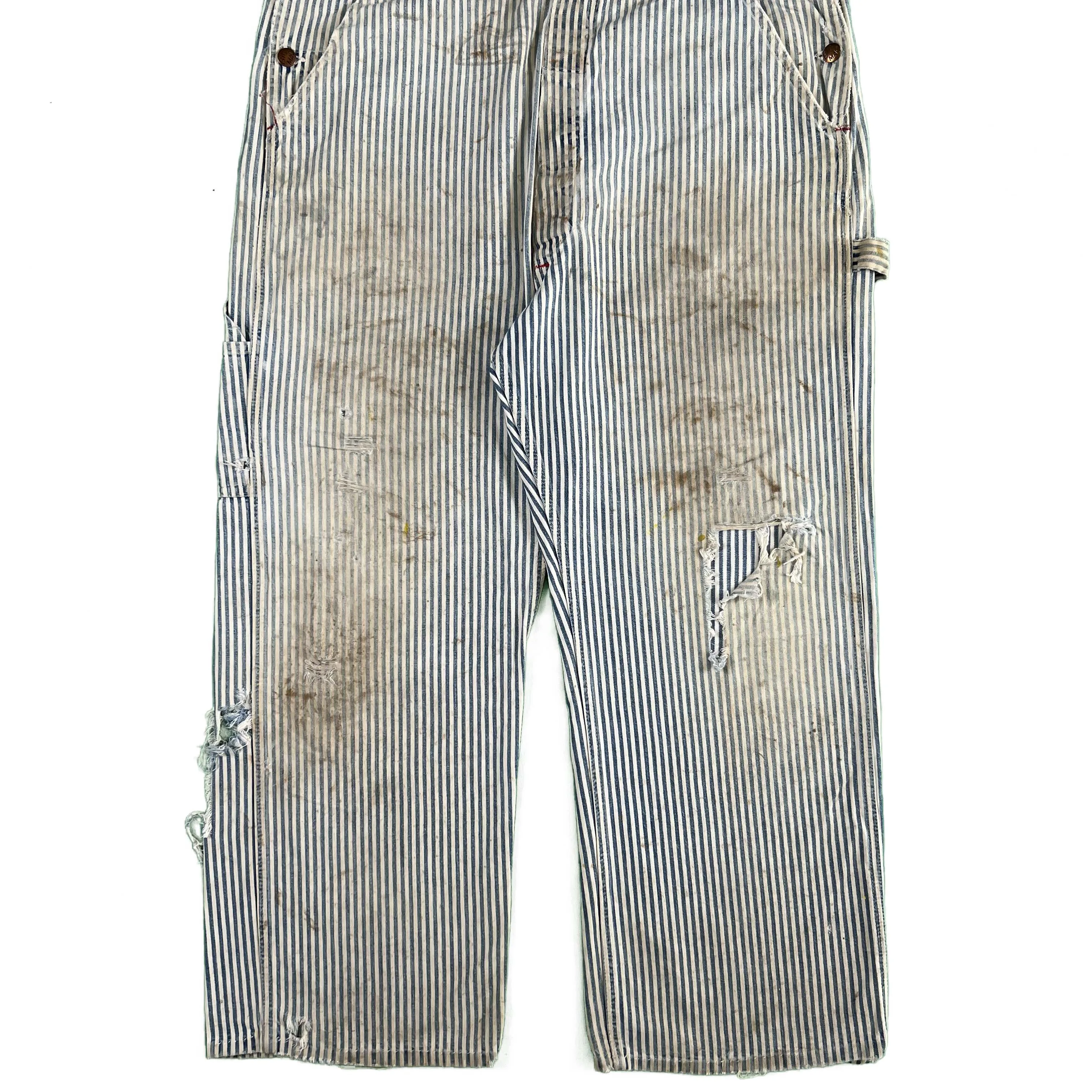 60s Big Mac Hickory Stripe Overalls- 2 in Stock