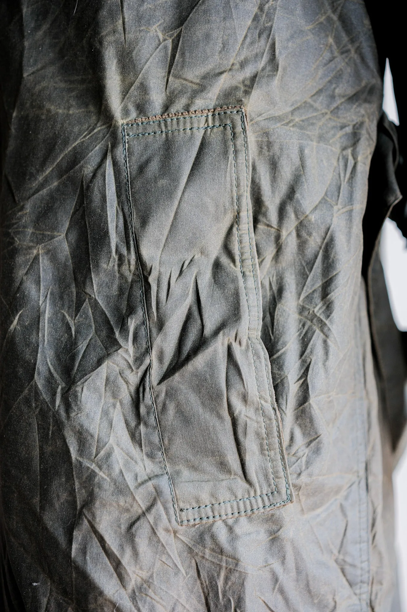 【~90's】Vintage Barbour "TRENCH COAT" 3 Crest