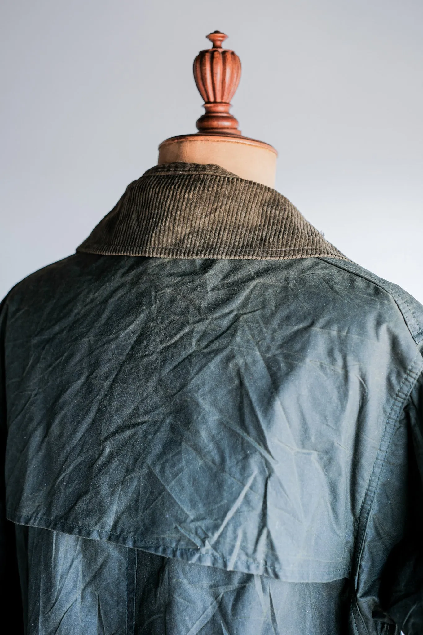 【~90's】Vintage Barbour "TRENCH COAT" 3 Crest