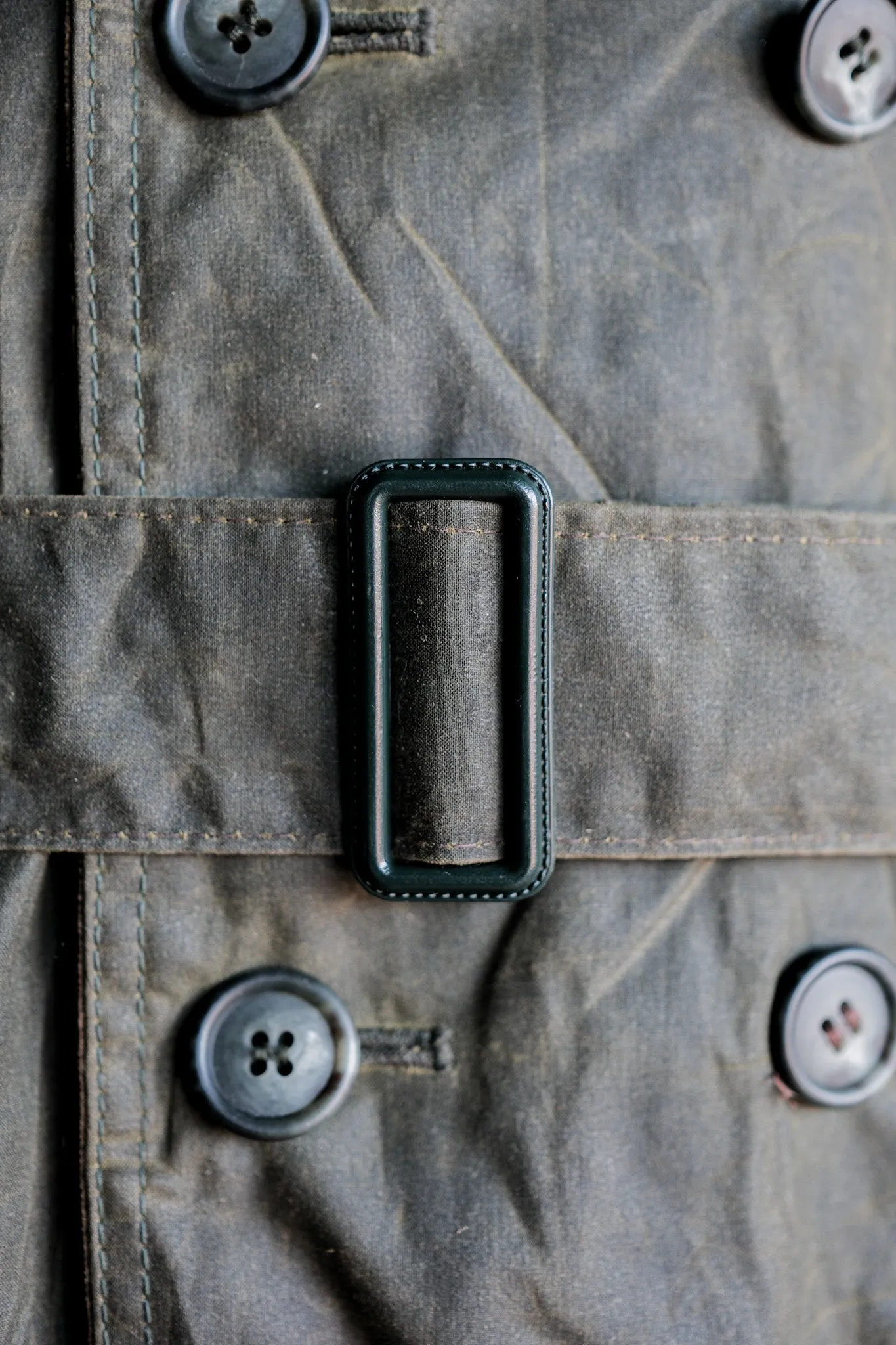 【~90's】Vintage Barbour "TRENCH COAT" 3 Crest