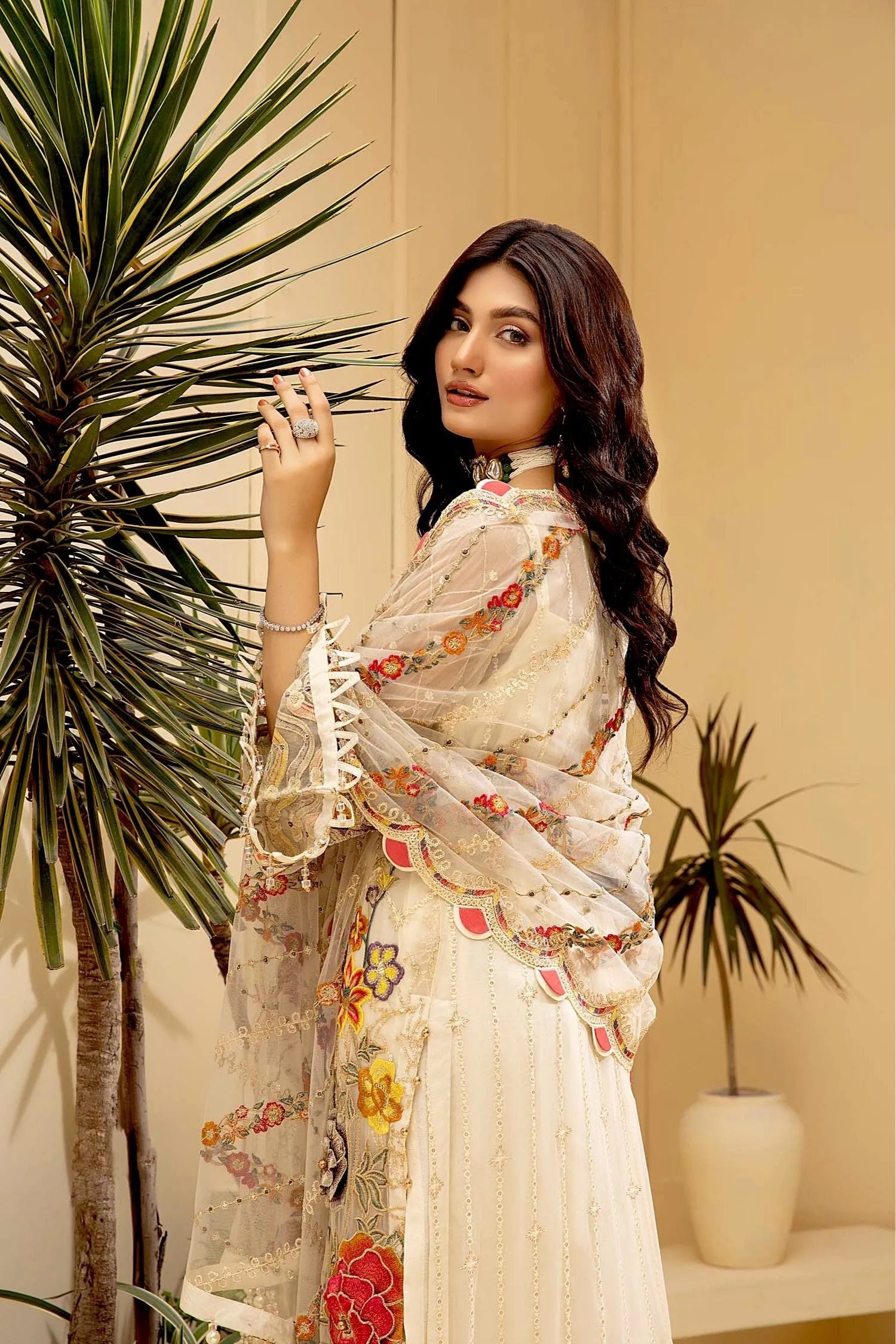 Adan's Libas Tesoro Embroidered Chiffon Formal Collection – Subtle Accents