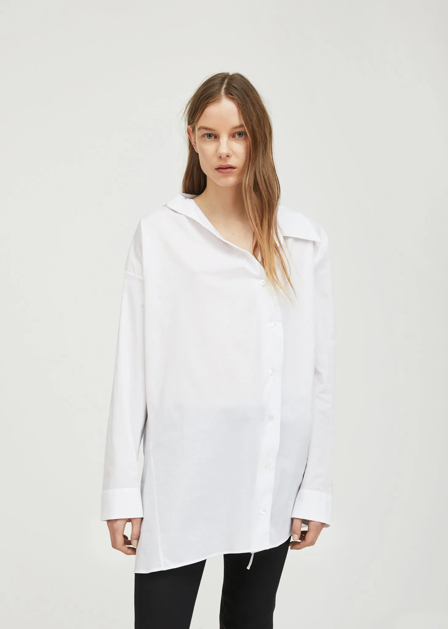 Asymmetric Cotton Shirt