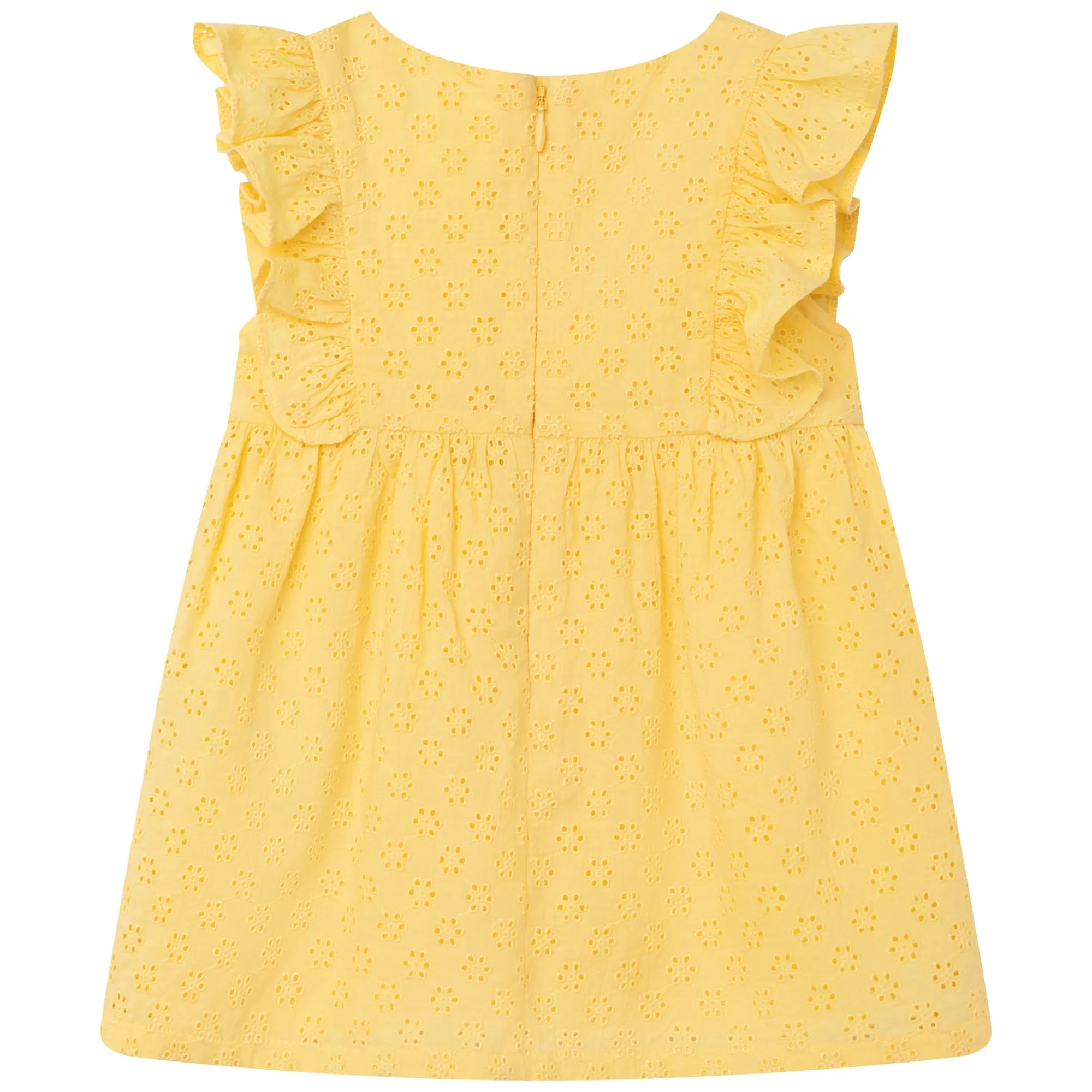 Carrément Beau Dress Summer Infant Straw Yellow