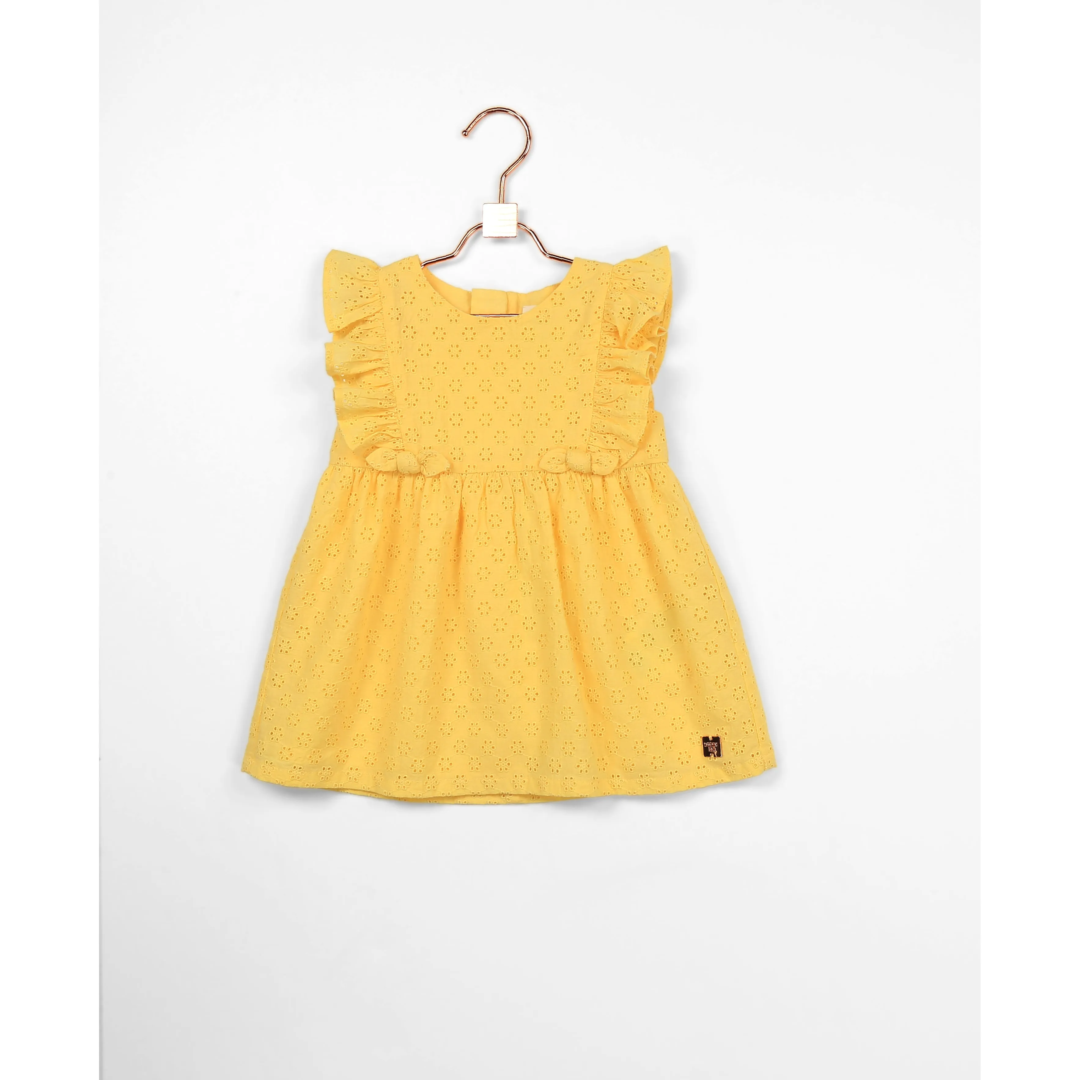 Carrément Beau Dress Summer Infant Straw Yellow