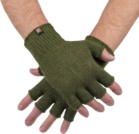 Evolution Knitwear Alpaca Knit Fingerless Gloves - Super Soft Baby Alpaca - Made in the USA - Large