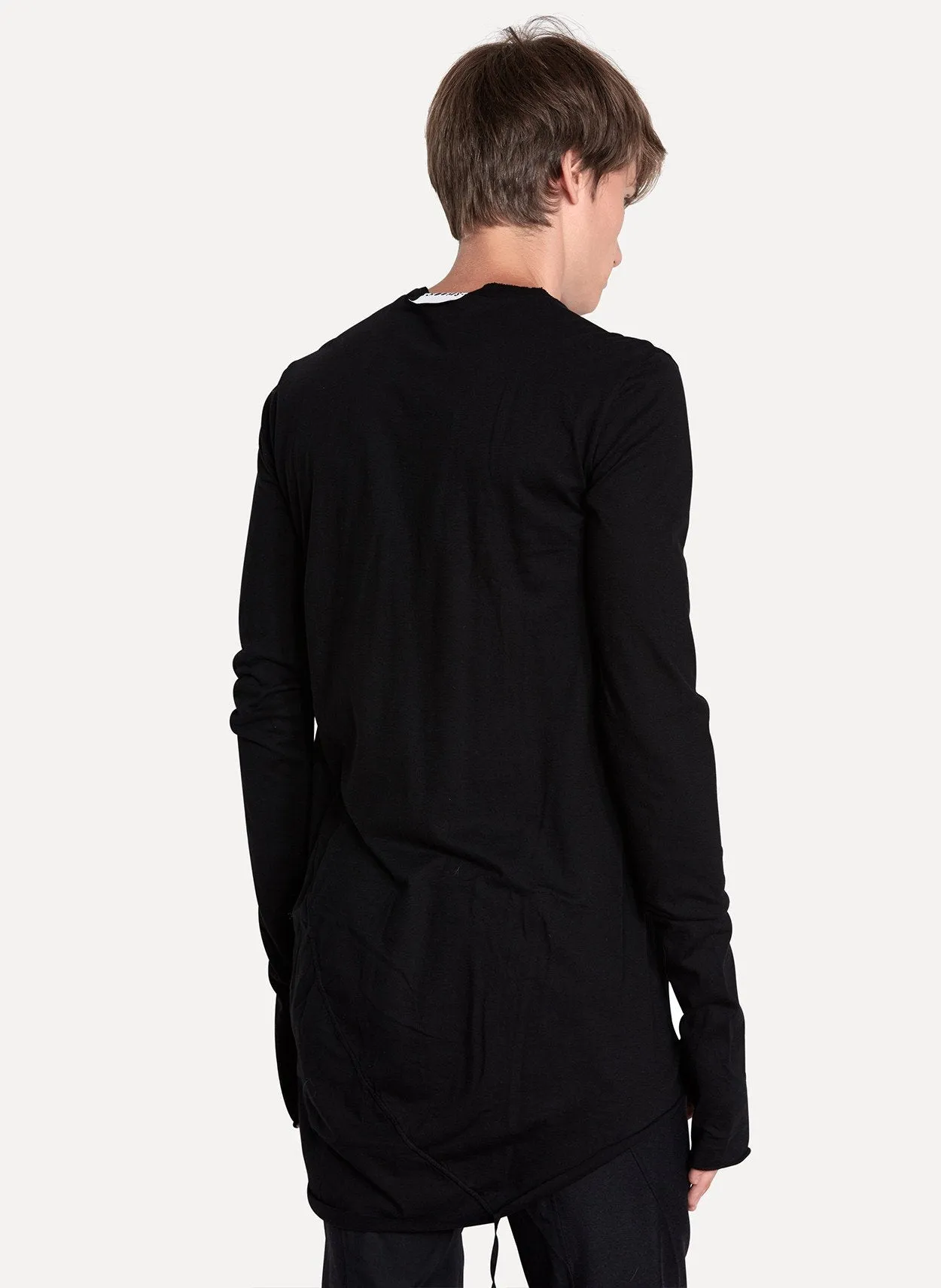 Glove Sleeve Cotton T-Shirt