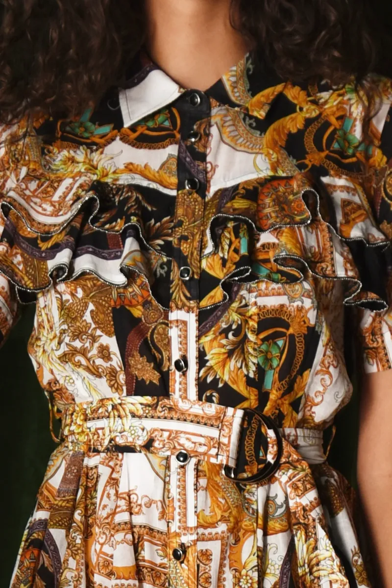 Gold, Gold Heart Dress By Coop Trelise Cooper