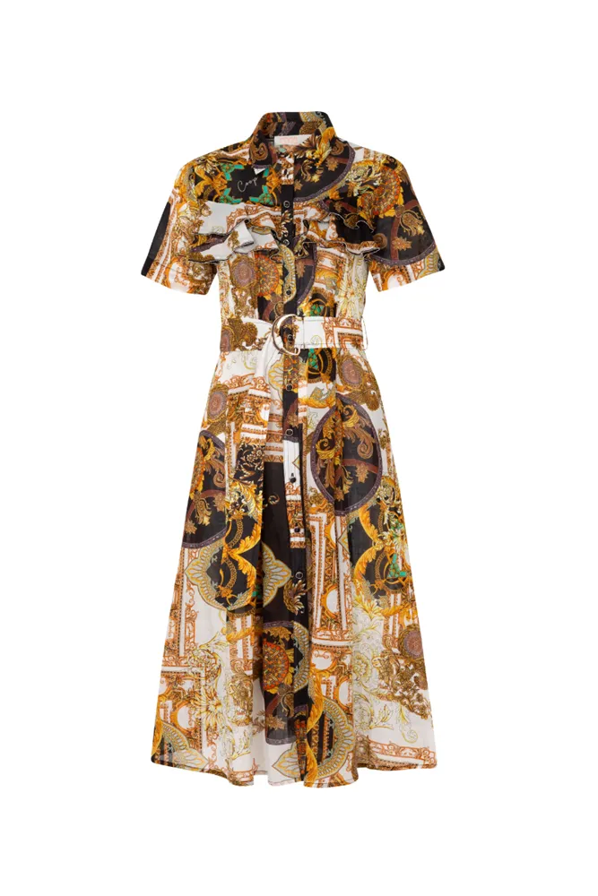 Gold, Gold Heart Dress By Coop Trelise Cooper