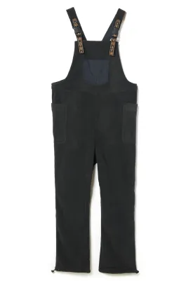 KAVU Women's Pocatello Fleece Overalls - Black
