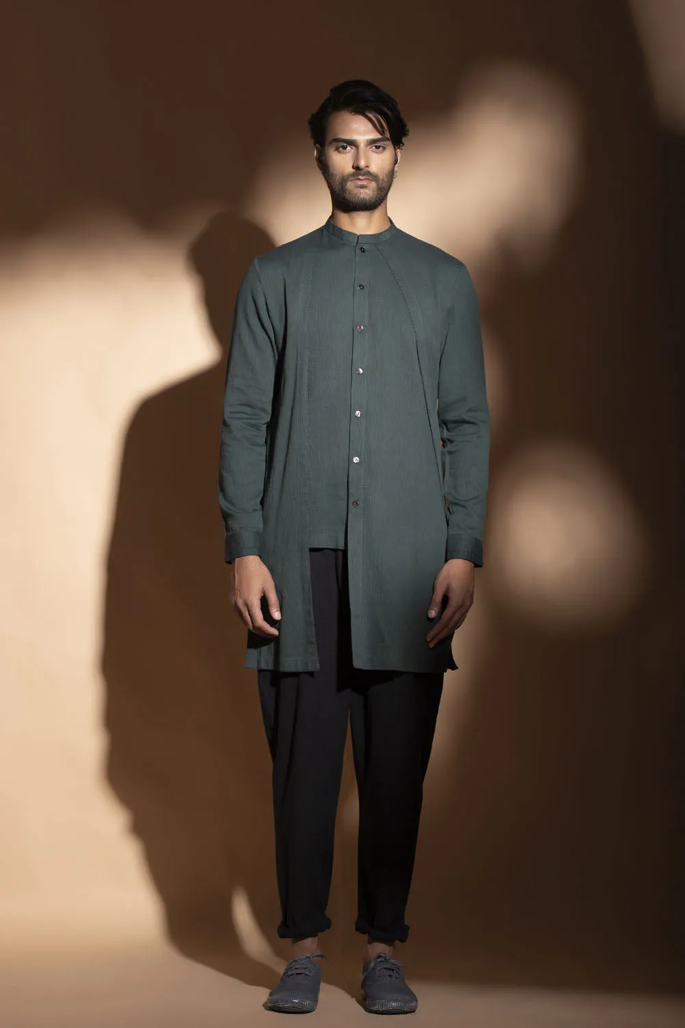 Layered Asymmetric Shirt