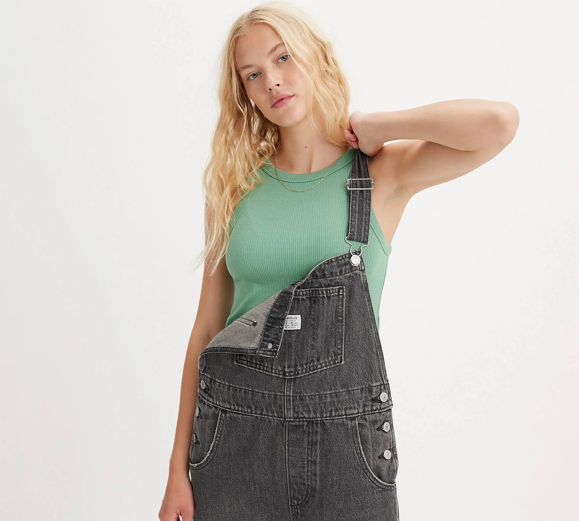 Levis Womens Vintage Denim Overalls