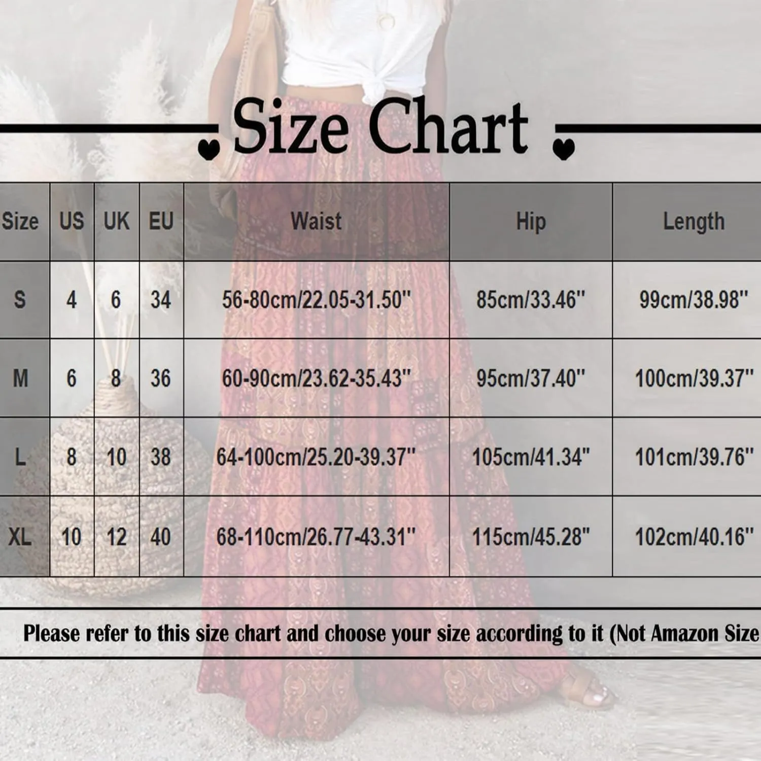Long Skirts for Women Summer Floral High Waisted Casual A Line Skirt Pleated Beach Flowy Boho Maxi Skirt with Pockets