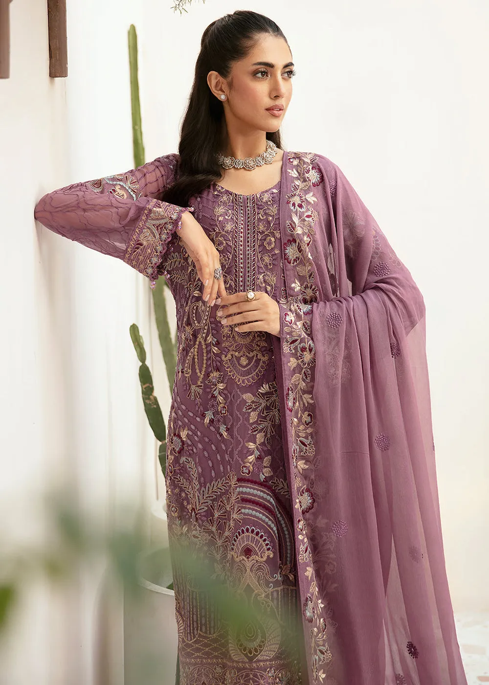 Luxury Chiffon Collection 2024 by Ramsha | F-2610