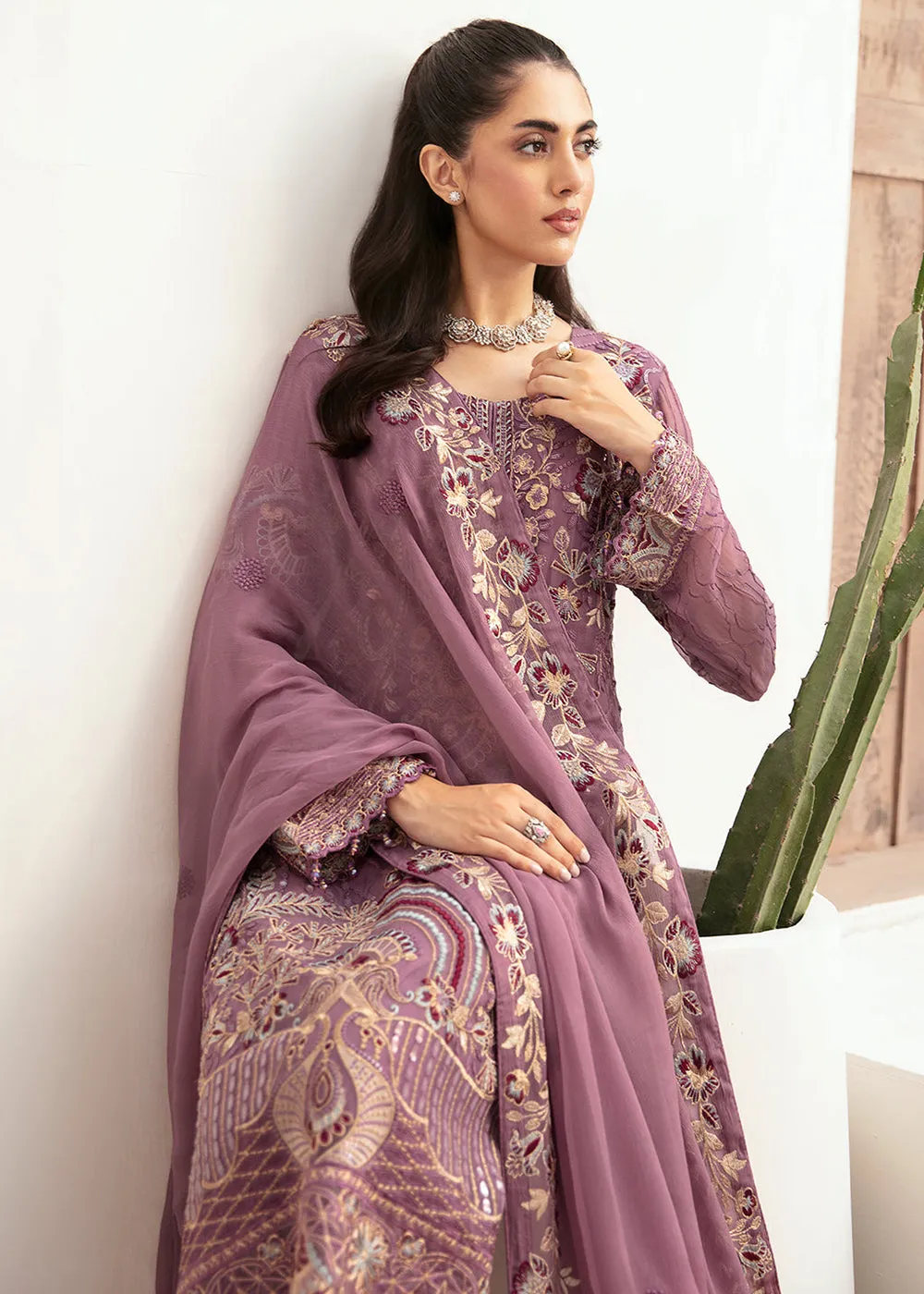 Luxury Chiffon Collection 2024 by Ramsha | F-2610