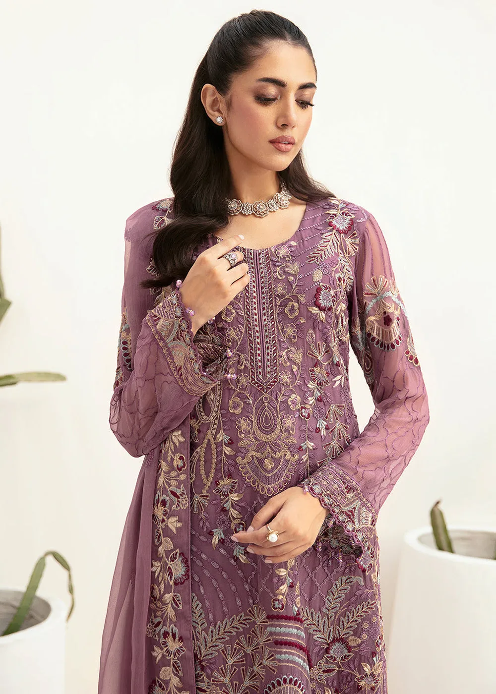 Luxury Chiffon Collection 2024 by Ramsha | F-2610