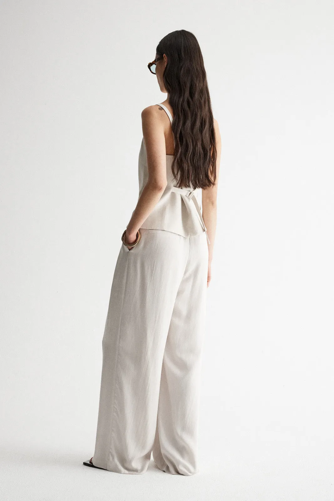 Mala Vest Ecru