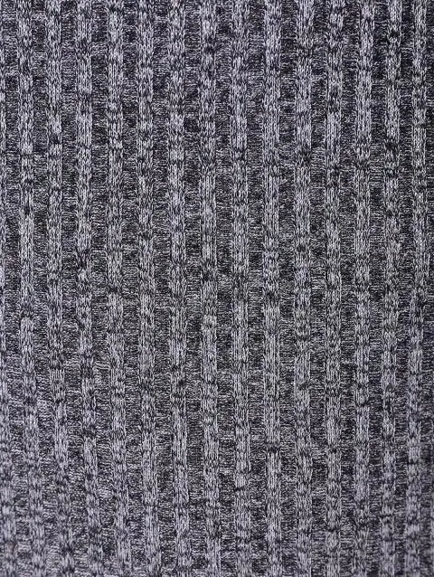 Modern Shoulder Strappy Ribbed Knitwear