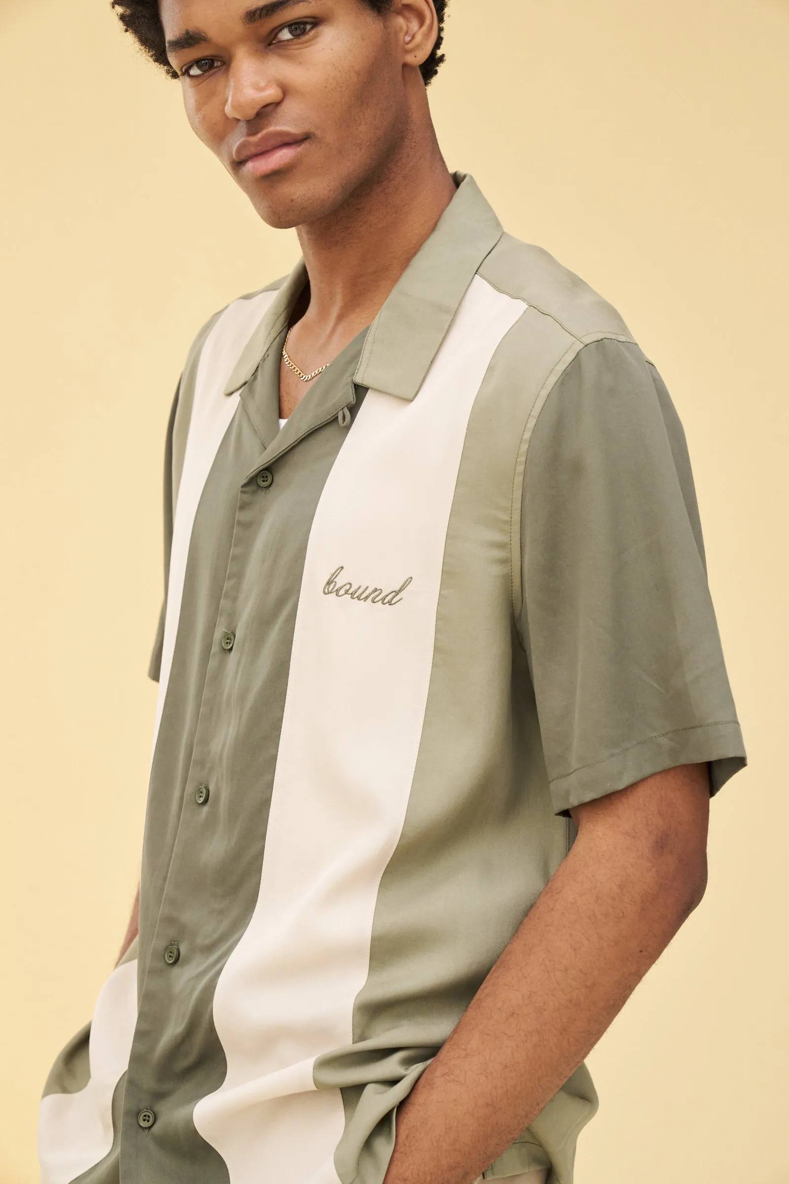 NEW JERSEY BOWLING SHIRT - GREEN