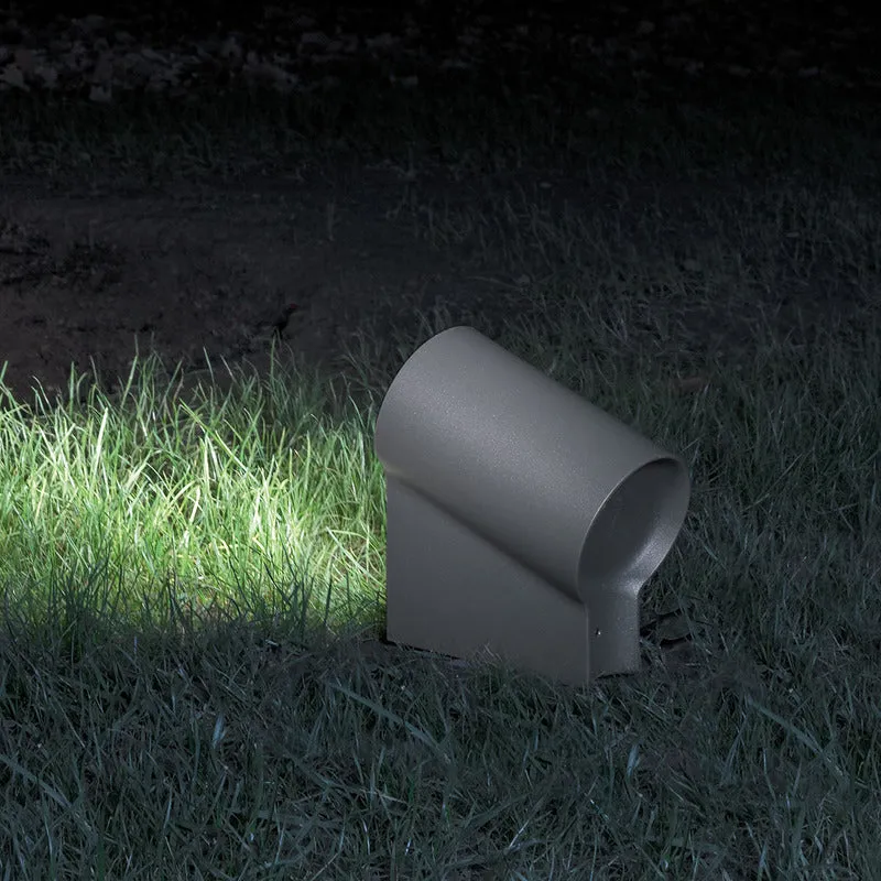 Oblique Bollard with Ground Spike