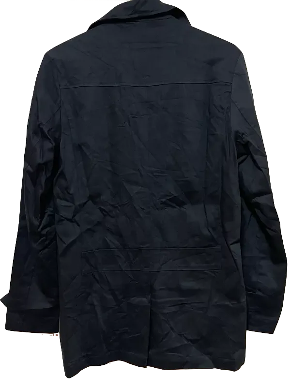 Roen By Hiromu Takahara Japan Designer Skull Logo Super Black Trench Coat