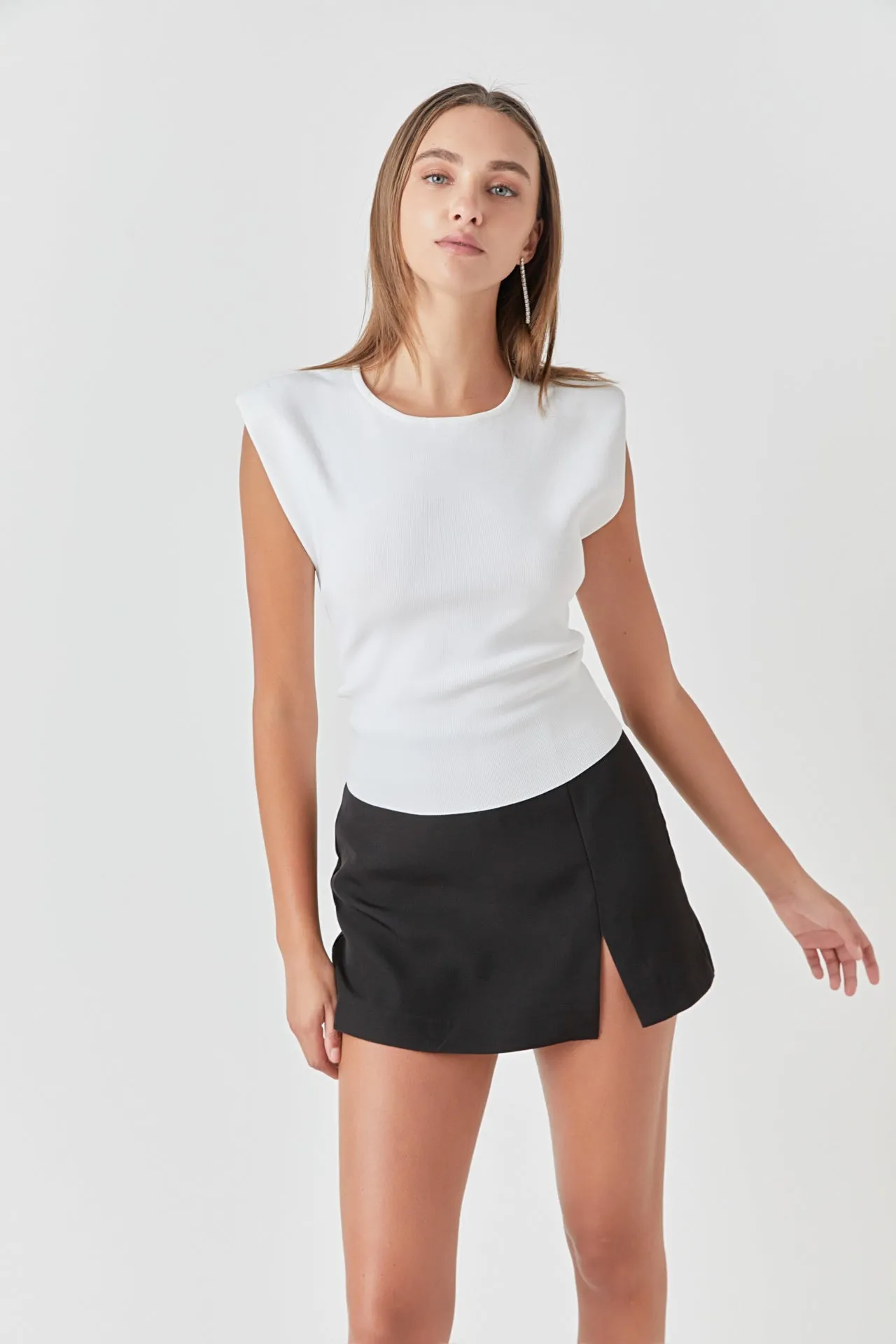 Slit Detail Skort