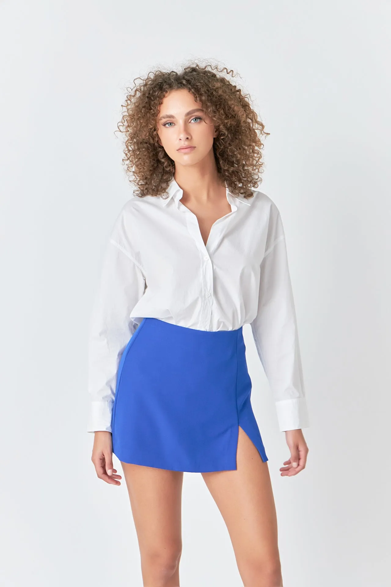 Slit Detail Skort