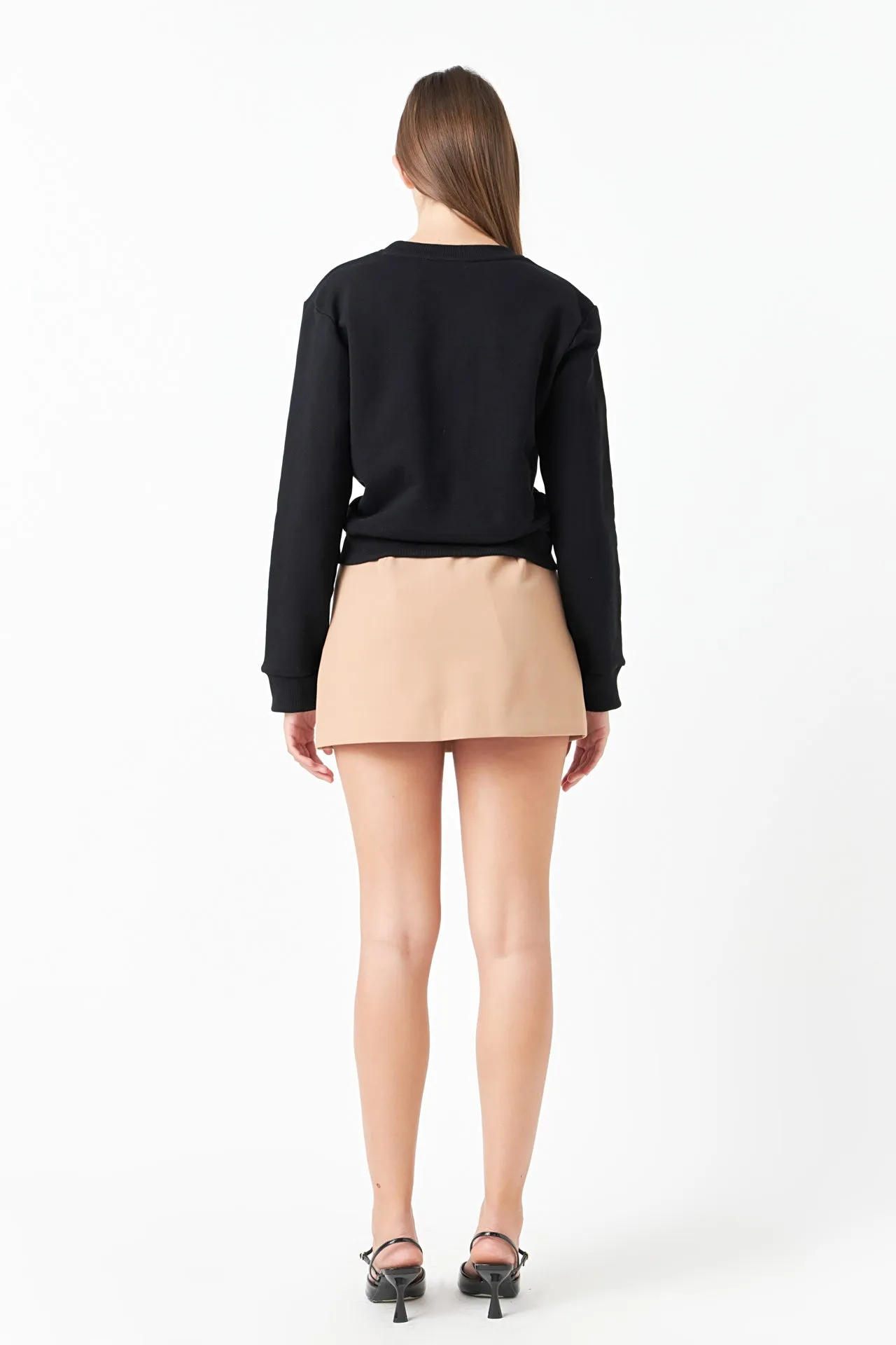 Slit Detail Skort