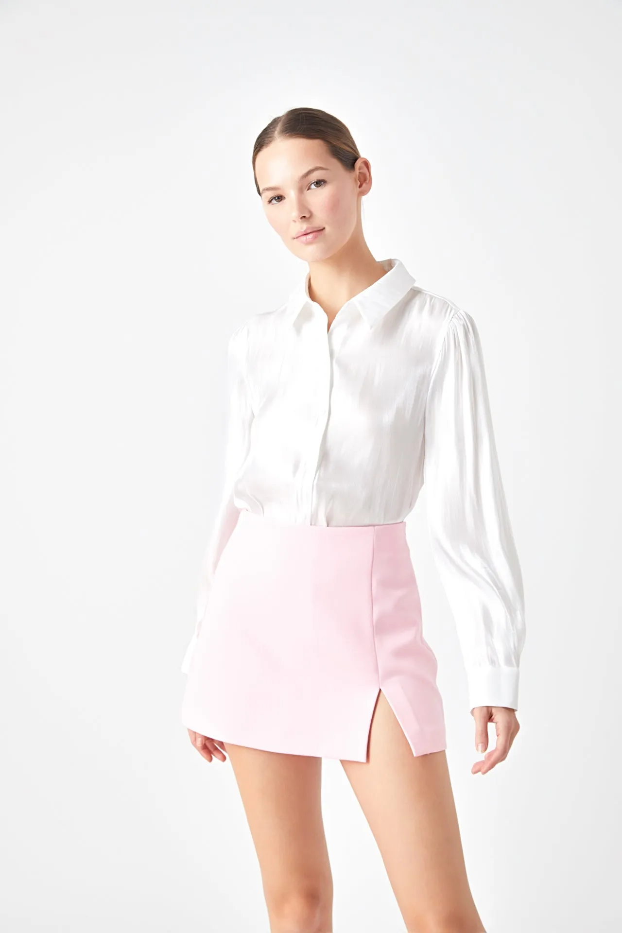 Slit Detail Skort