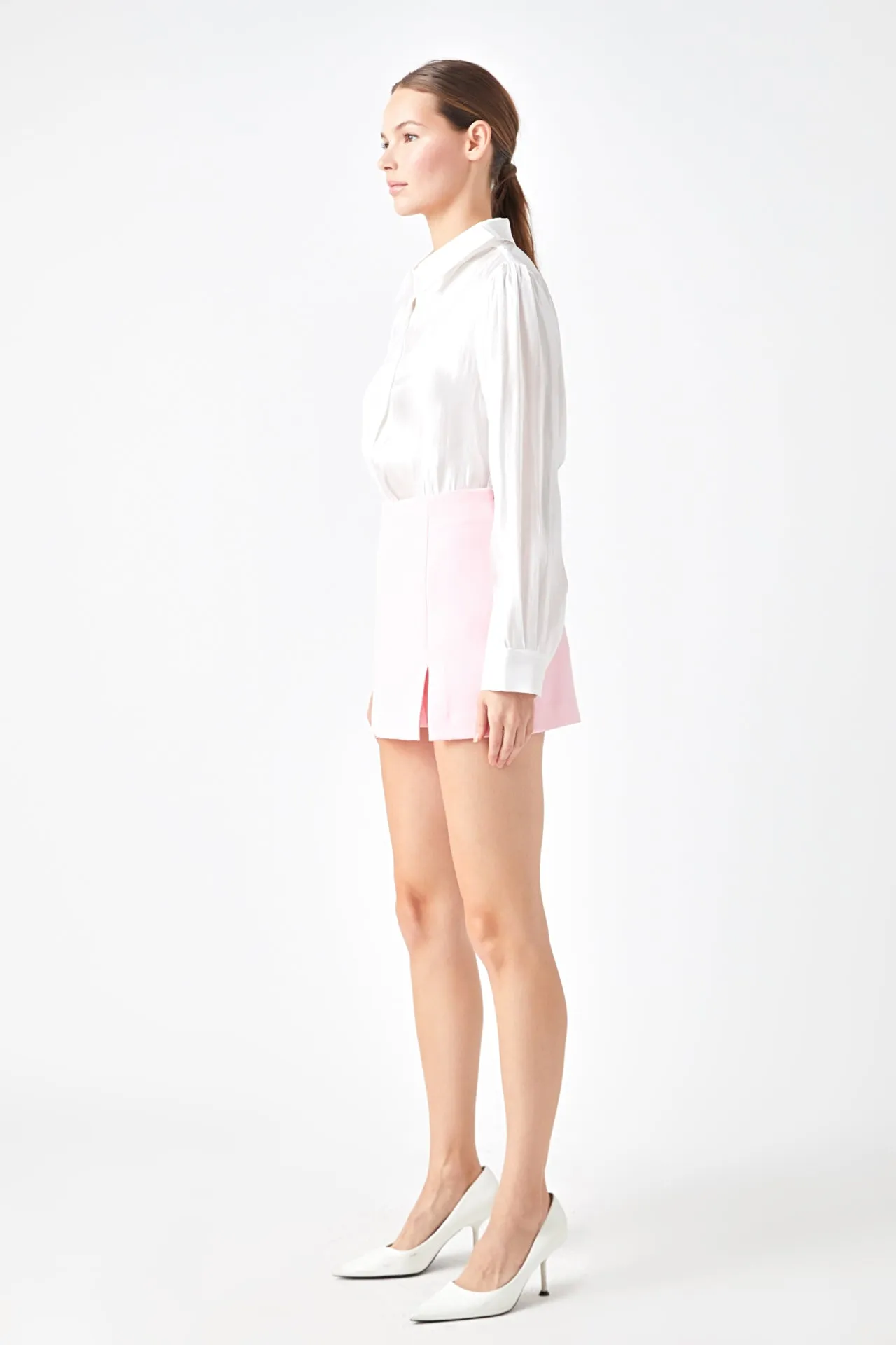 Slit Detail Skort