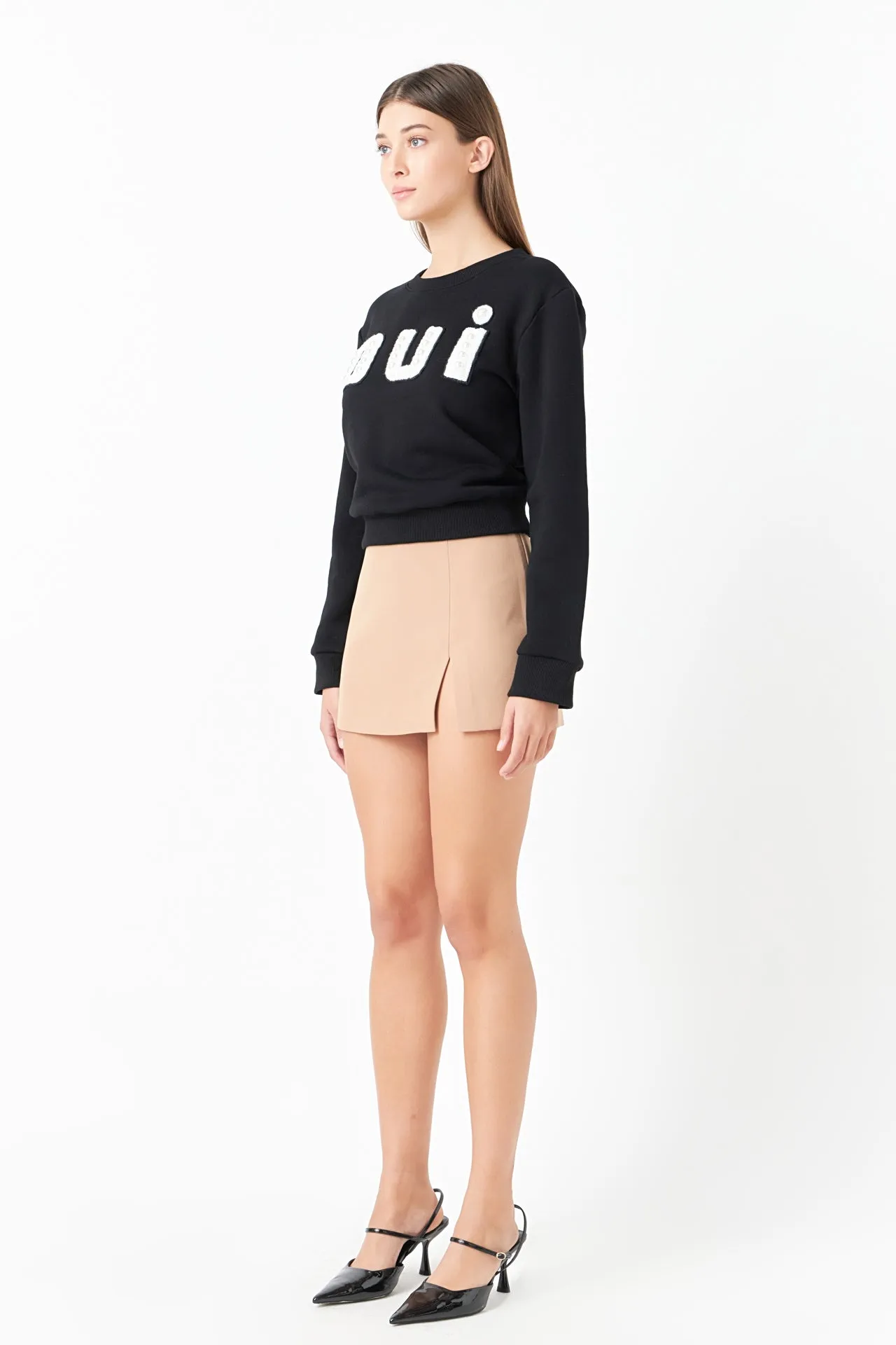 Slit Detail Skort