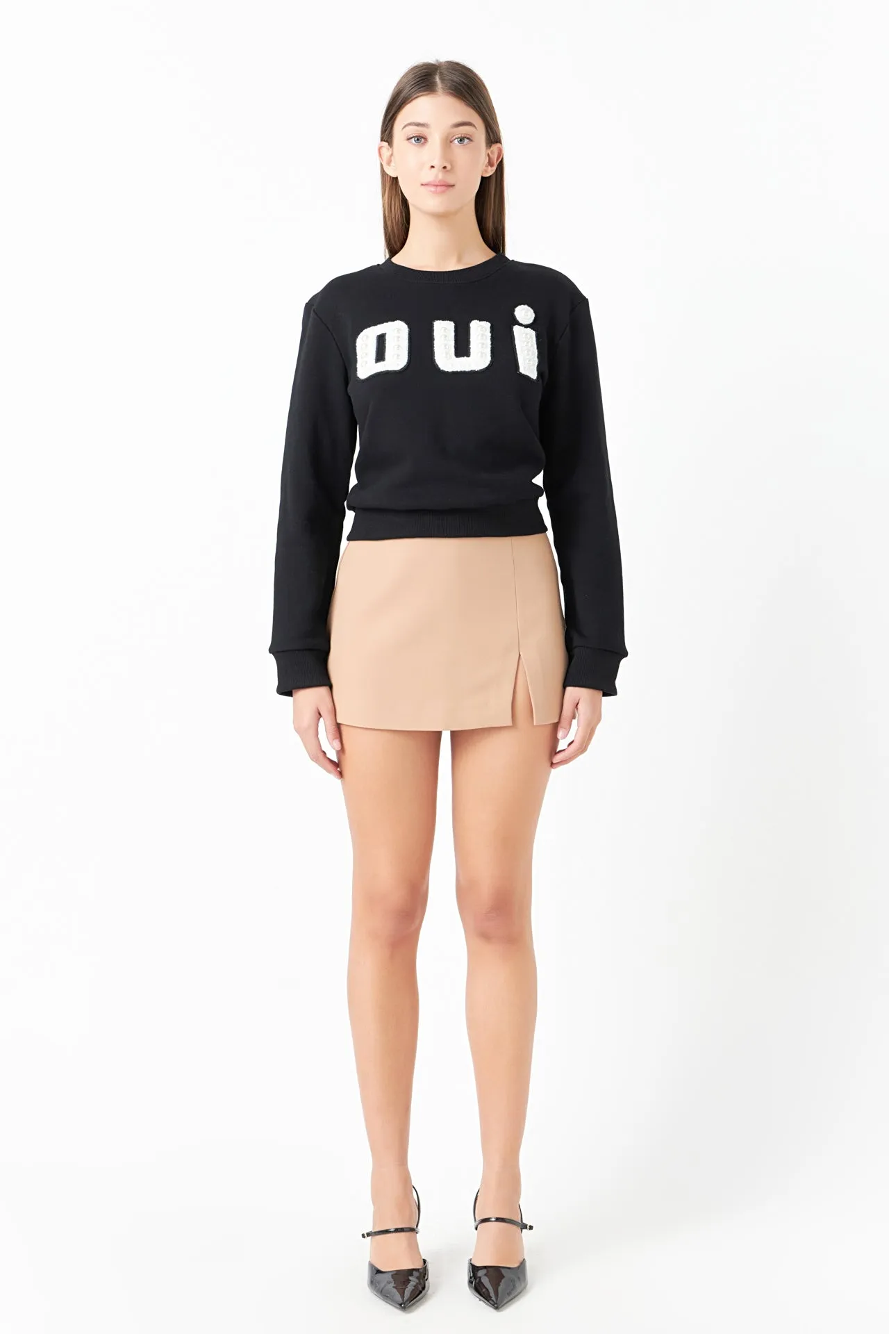 Slit Detail Skort