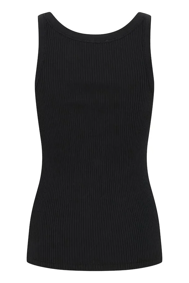 Soaked in Luxury Simone Tank Top in Black