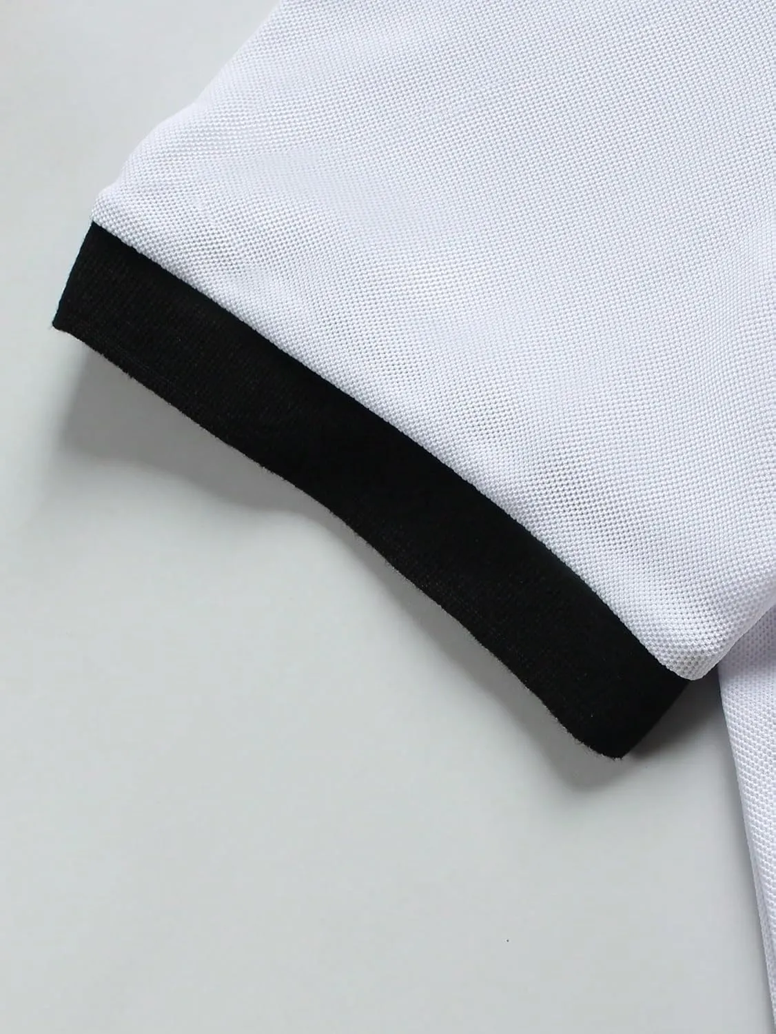 SOLY HUX Men's Casual Golf Shirts Short Sleeve Button Down Striped Collared Shirts Summer Work T-Shirt