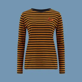 Sugarhill Brighton Brunswick Stripe Top with Embroidered Lightning Bolts